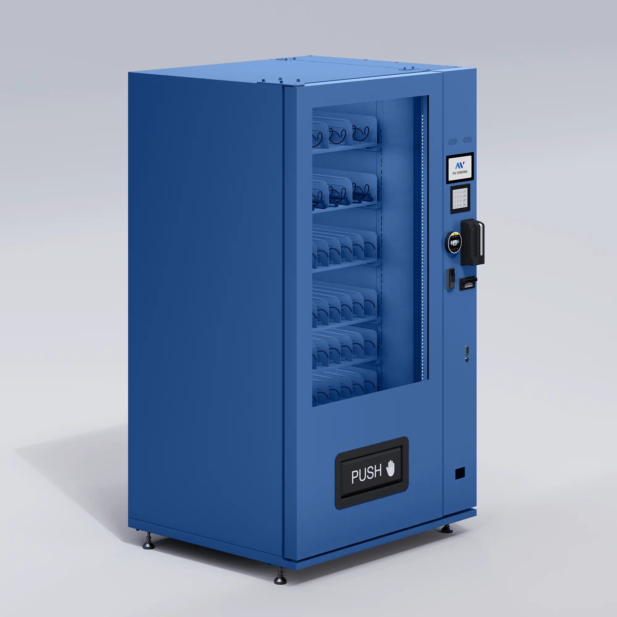 X10 Dual Screen Indoor Automat Mitternachtsblau MV Vending GmbH