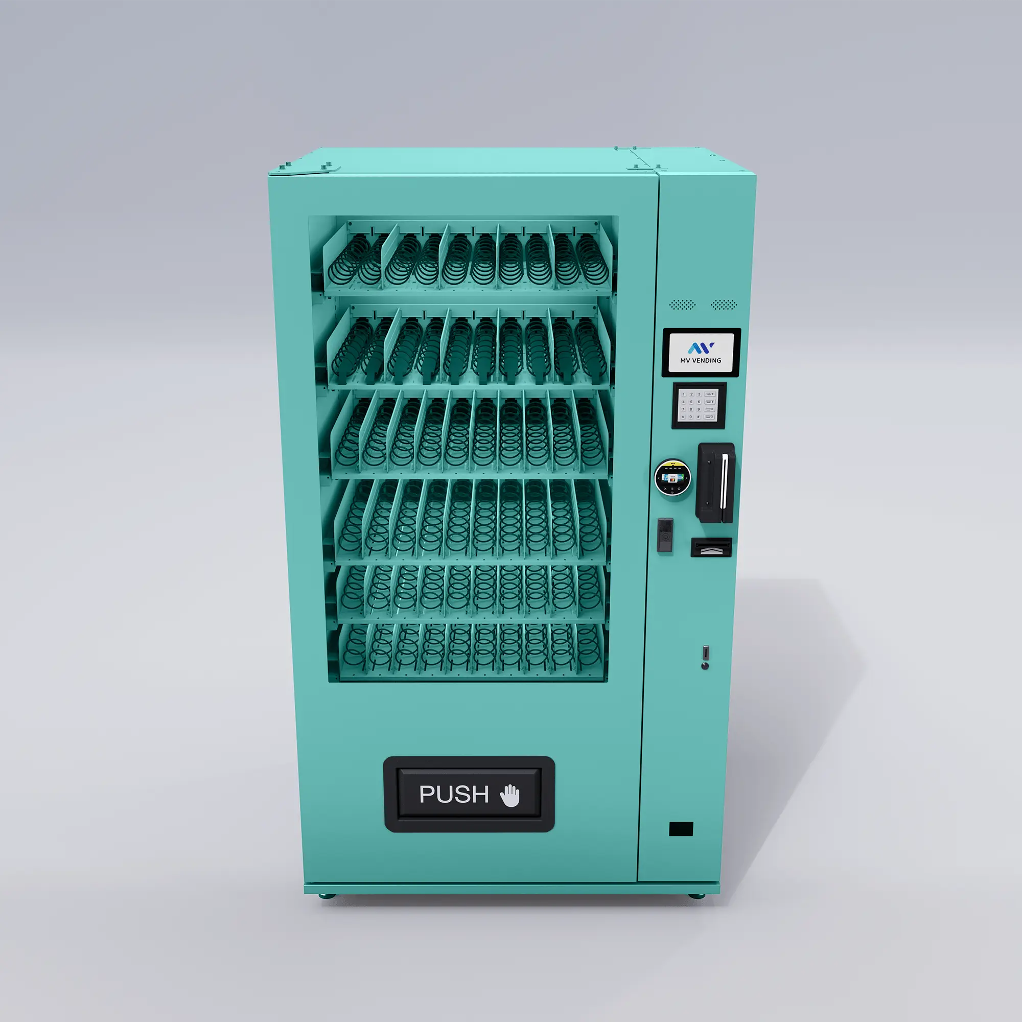 X10 Dual Screen Indoor Automat Jadegrün MV Vending GmbH